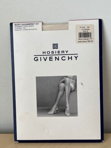 Givenchy Body Gleamers Superb Control Top Pantyhose Hosiery.